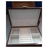 IRIVER BLANK High-end Solid Wood Jewelry Storage Box Ladies Retro Wooden Necklace Jewelry Bracelet Watch Display Box Handmade Wedding Birthday Anniversary Jewelry Collection Box(Single layer) - Retail