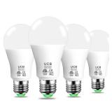 UCB Alexa Light Bulb 130W Equivalent, Smart Light Bulbs Warm White to Daylight Tunable, A19 E26 Bluetooth LED Bulbs Work with Alexa Only for Bedroom Kitchen Living Office No WiFi Required 4 Pack - Ret