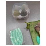 Koccido Makeup Brushes 22 Pcs Makeup Kit,Foundation Brush Eyeshadow Brush Make up Brushes Set (Green, 22 Piece Set) - Retail: $10