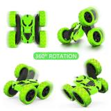 Hamdol RC Stunt Car for Kids Ages 6â12, Double-Sided Remote Control Car with LED Lights, 4WD Electric Toy Vehicle, USB Rechargeable, Perfect Birthday, Holiday for Boys & Girls - Retail: $30