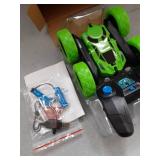 Hamdol RC Stunt Car for Kids Ages 6â12, Double-Sided Remote Control Car with LED Lights, 4WD Electric Toy Vehicle, USB Rechargeable, Perfect Birthday, Holiday for Boys & Girls - Retail: $30