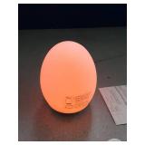MediAcous Night Light for Kids, Baby Egg Light for Nursery, 7 Colors Changing & Stepless Dimming, Soft Silicone Touch Night Lamp with 1 Hour Timer, Rechargeable Nursery Night for Breastfeeding - Retai