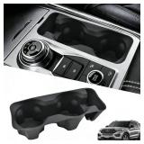 FDAIUN for 2020-2024 Ford Explorer Cup Holder Inserts Silicone Non-Slip Center Control Cup Holder Protector Organizer Interior Storage Accessories - Retail: $22