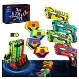 VATOS Rechargeable Laser Tag Guns Set - Lazer Tag 4 Players with Receivers, 2.4 GHz Data SYNC Display Laser Game, Infrared Laser Tag Blaster, Indoor Outdoor Toy Gift for Kids Ages 6-14+ Boys Girls -