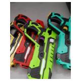 VATOS Rechargeable Laser Tag Guns Set - Lazer Tag 4 Players with Receivers, 2.4 GHz Data SYNC Display Laser Game, Infrared Laser Tag Blaster, Indoor Outdoor Toy Gift for Kids Ages 6-14+ Boys Girls -