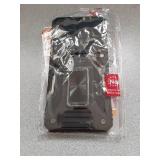 DEERLAMN Case for Samsung Galaxy S24 6.2-Inch with Slide Camera Cover+Screen Protector(1 Pack), Rotated Ring Kickstand Military Grade Shockproof Protective Cover-Black - Retail: $7