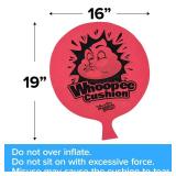 Laughing Smith Jumbo Sized 16 inch Whoopee Cushion - Giant Whoopee Fart Toy for Kids - Makes Great Big Mega Woopie Fart Sounds - The Funniest Fart Game, Joke or Gag Gift Woopy Cushions