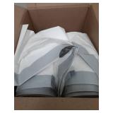 Plasticplace Trash Bags, Compatible with Simplehuman Code H, 8-9 Gallon Trash Can Liners, White Drawstring Garbage Bags, 100 Count Heavy Duty - Retail: $25