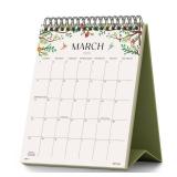 Jotsome Small Desk Calendar 2026-2027, 16 Months Standing Flip Calendar (6\"x7.5\") from March 2026 to June 2027, Double-Sided Design Aesthetic Desk Calendar with To Do List, Gift for the Holidays - R