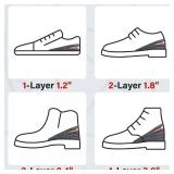 Height Increase Insoles 2-Layer Air up Shoe Lifts Elevator Shoes Insole -4.5 cm (1.8 inches) Heels Lift Inserts for Men and Women - Retail: $11