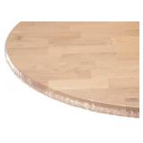 Yourtablecloth Heavy Duty Clear Vinyl Round Fitted Tablecloth (Table Cover) Elasticized Tablecloth Great for Protecting Your fine Tables and Table Linen 60â - Retail: $36
