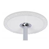 Yourtablecloth Heavy Duty Clear Vinyl Round Fitted Tablecloth (Table Cover) Elasticized Tablecloth Great for Protecting Your fine Tables and Table Linen 60â - Retail: $36