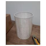 Drum Lamp Shade Beige Linen Lampshade for Table Lamp Floor Lampshade 5.5\" Top x 5.5\" Bottom x 7.8\" High Office/Home Decor, Easy Assembly - Retail: $25