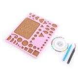 One Quilling tool, Damage See Photos Naroote Tweezer Pins Slotted Kit Artwork Quilling Tool for Paper Flowers Quilling Supplies Paper Quilling Kit, 4pcs Paper Set Quilling Tools Template Mould Board T