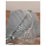 Simplebrand Ava Stone Blue Blackout Curtains for Bedroom 84 Inch Length 2 Panels Set, Solid Thermal Insulated Privacy Living Room Window Treatment Curtains Blackout Drapes, W50 x L84 Inch, Stone Blue 