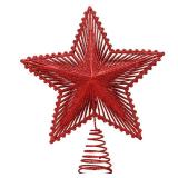 ifundom Christmas Tree Topper Xmas Glitter Star Topper Star Christmas Decoration for Xmas Tree Decoration Holiday Party Decor - Retail: $16