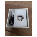 WNRTSA Smart Ring for Women & Men, Fitness Tracker with Heart Rate, Blood Oxygen, Sleep Monitoring, Long-Lasting Battery, IP68 Waterproof (Rose Gold, 7#)