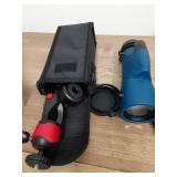 Gosky Monoculars Telescope, 12x55 HD Monocular for Adult with BAK4 Prism & FMC Lens, Lightweight Monocular with Smartphone Adapter Suitable for Bird Watching Hunting (Blue) - Retail: $85