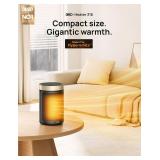 DREO Space Heater, Portable Electric Heaters for Indoor Use with Thermostat and Remote, 2024 Upgraded, Digital Display, 12H Timer, 5 Mode, 1500W PTC Ceramic Fast Safety Heat for Office Bedroom Home - 