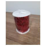 Chuangdi 11 Yard 1 Inch Elastic Sequins Trim 3 Row Flat Glitter Sequin Bling Fabric Paillette Ribbon Trim Metallic Stretch Crafts Elastic Lace for Dress Embellish(Red) - Retail: $14