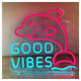 FLAGMEE Neon Sign Holder for Table, Neon Sign Holder Base, Compatible with a Variety of Neon Signs (2Packs Transparent) - Retail: $14