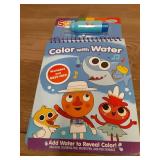 Water Coloring Activity Book Set with Water Pen - Retail: $8