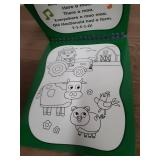 Water Coloring Activity Book Set with Water Pen - Retail: $8