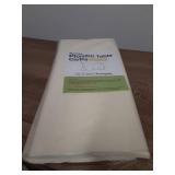 Pureegg Plastic Table Cloth Disposable 8 Pack, 54 x 108 Inch Table Cloths, Party, Wedding, Thanksgiving Decorations, Fall Tablecloths, Rectangle, Beige Plastic Cover, Leakproof & Sturdy, Cream, Ivory 