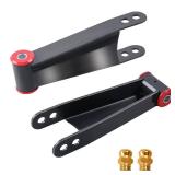 Piodelo 2-3 Inch Suspension Rear Drop Lowering Shackles Kit Compatible with 2001-2010 Chevy Silverado GMC Sierra 1500HD 2500HD 3500HD 2WD 4WD Replace 410730 (2PCS) - Retail: $31