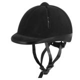 Adjustable Horse Riding Kids Helmet Equestrian for 2 to 6 Years Old, S Size and Head Size 49 to 55cm (Black) - Retail: $38