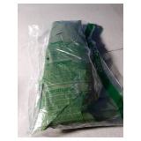 AerWo 2Pcs Artificial Palm Leaves Green Table Runner, Summer Tropical Leaf Table Runners 72 inches Long for Wedding Moana Jungle Safari Tropical Hawaiian Luau Party Decorations - Retail: $15