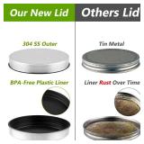 1 Gallon Drink Dispenser with Spigot 18/8 Stainless Steel â Airtight & Leakproof Glass Sun Tea Jar with Anti-Rust Lids, Beverage Dispenser for Parties - Laundry Detergent Holder - Retail: $28