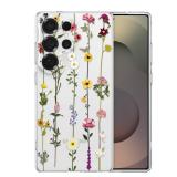 ZTOFERA Floral Case for Samsung Galaxy S25 Ultra 5G,Clear Cute Flower Pattern Case for Girls Women,Flexible Silicone Protective Slim Shockproof Bumper Phone Case for Galaxy S25 Ultra 6.9\",Clear - Ret