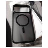 TORRAS Stronger Magnetic & Shockproof for iPhone 17 Pro Max Case, Fit for MagSafe, Military Grade Drop Protection, Camera Control, DIY Button, Slim for iPhone 17 Pro Max Case Translucent Matte Black -