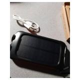 Solar Charger Power Bank, 38800mAh Portable Phone Charger with 1 Type-C & 2 USB-A Ports Built-in Dual LED Flashlight, 15W Fast Charging Waterproof Solar Panel Charger - Retail: