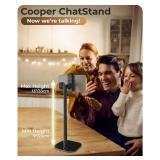 COOPER ChatStand, Adjustable Cell Phone Stand for Desk, Phone Stand for Recording, iPhone Holder for Filming, Small iPhone Tripod, Soporte para Celular, Fits Samsung, Android, (Night Black) - Retail: 