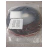 Black Rubber Weather Stripping Door Seal Strip, D Shape Door Weather Seal Strip, Self-Adhesive Soundproofing Frame Insulation Tape for Doors Frame/Window Seal,Blocks Cold Drafts Noise - Retail: $9