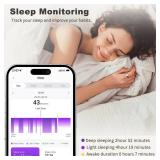 Smart Ring for Women Men, Fashion Minimalist Fitness Ring & Sleep Tracker Ring with Heart Rate, SPOâ,Blood Pressure,5ATM Waterproof Health Ring,No Subscription,Travel-Friendly Couple Gift (Silver