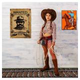 PRE OWNED TaoBary 1 Pcs Express Train Party Decoration Railroad Track Aisle Runner 24 Inch x 10 ft Western Train Party Decorations Wild West Theme Runner Cover for Birthday Indoor Outdoor Supply - Ret