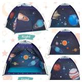 Mnagant Space World Play Tent-Kids Galaxy Dome Playhouse for Boys and Girls Imaginative Play Popup Tent for Kids Indoor/Outdoor Fun,Perfect Kidâs Gift- 47\" x 47\" x 43\" - Retail: $24