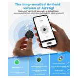 Air Tags for Android,Air Tags-4 Pack Android,Android Tracker Tags,2 Year Battery Life,Google Find Trackers for Google
