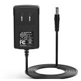 12V 1A [12 Volts 1 Amps 12 Watts] Adapter Power Supply 100V~240V AC to DC Plug 5.5 x 2.1mm for 12volt 800mA 900mA 1000mA Equipment, Extra Long 6ft Cord - Retail: $10