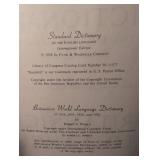 1958 Britannica World Language Dictionary with Webster