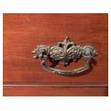 Traditional Oak Drop Front Secretary Desk