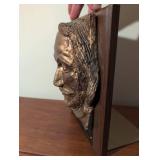 Bronze Profile Wall Relief