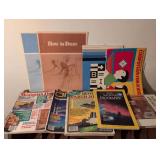 1980s Magazine Collection with Art Books