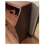 Traditional Oak Drop Front Secretary Desk