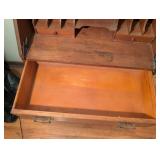 Traditional Oak Drop Front Secretary Desk