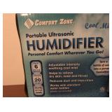 Comfort Zone Cool Mist Portable Ultrasonic Humidifier