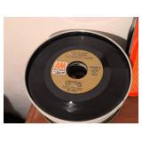 1960s 45 RPM Record Collection with Storage Cases